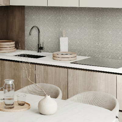 Obdélníkový obkladový panel Kwiatowy wzór w geometrycznym stylu
