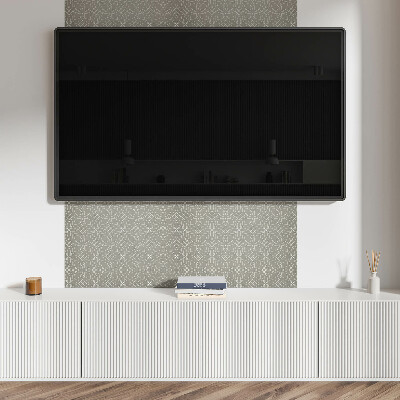 Obdélníkový obkladový panel Kwiatowy wzór w geometrycznym stylu