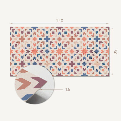 Obdélníkový obkladový panel Harmonia geometrycznych kształtów