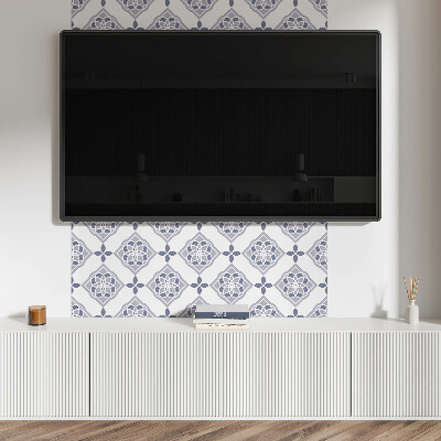 Obdélníkový nástěnný panel Rombowy wzór w geometrycznym stylu