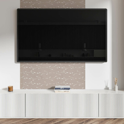 Obdélníkový panel na zeď Kwiatowy motyw subtelnych liści
