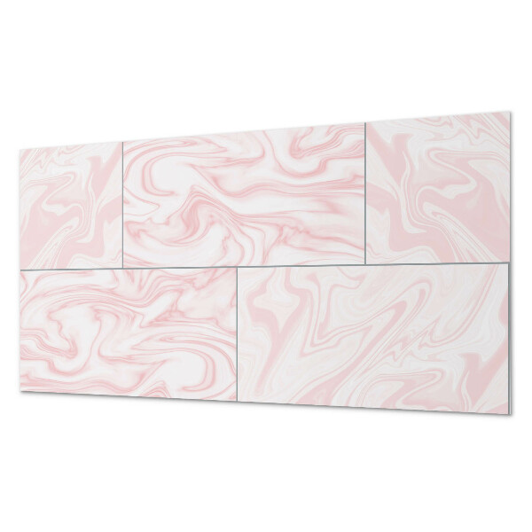 Obdélníkový panel na zeď Marmurowe fale w eleganckim stylu