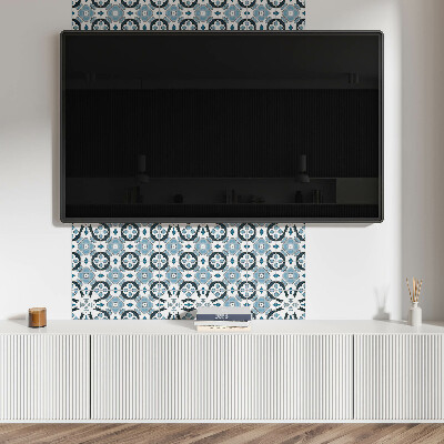 Obdélníkový panel na zeď Wzór kafli w stylu geometrycznym