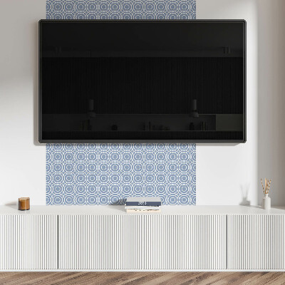 Obdélníkový panel na zeď Wzór okręgów w stylu geometrycznym