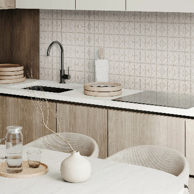 Obdélníkový nástěnný panel Okrągły wzór w stylu geometrycznym