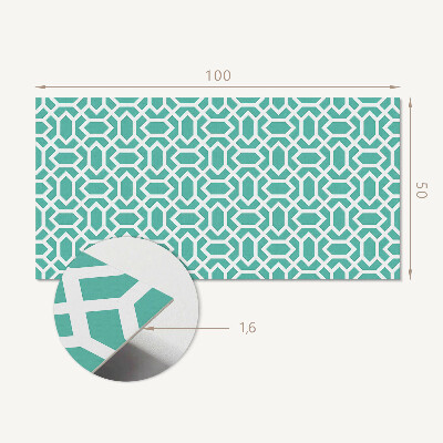 Obdélníkový obkladový panel Kształty w geometrycznym rytmie