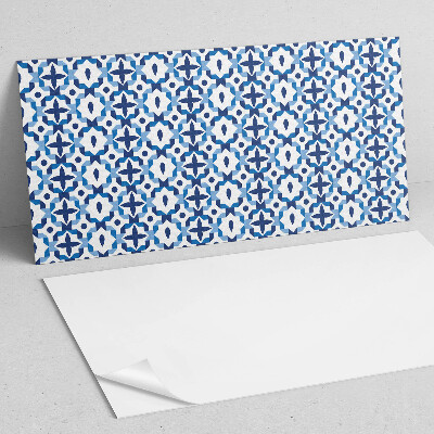 Obdélníkový nástěnný panel Kwiatowy motyw w geometrii