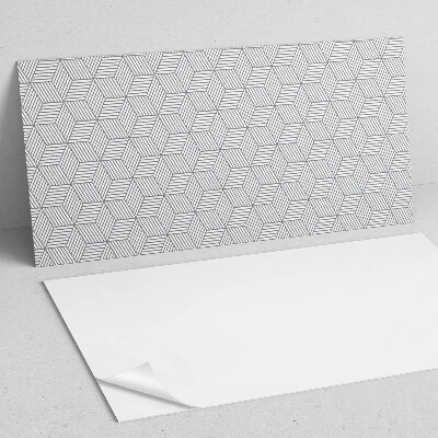 Obdélníkový panel na zeď Heksagonalne liście w dynamicznym stylu