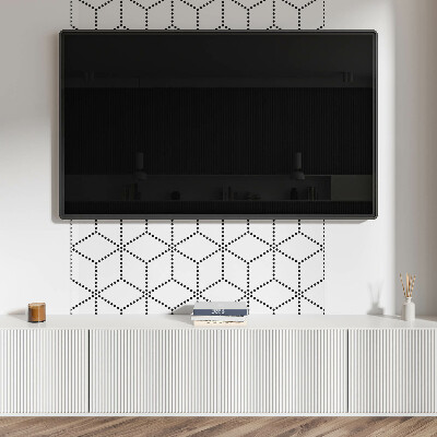 Obdélníkový obkladový panel Heksagonalny motyw z kropek