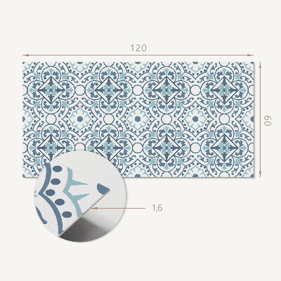 Obdélníkový obkladový panel Roślinne ornamenty w stylu natury