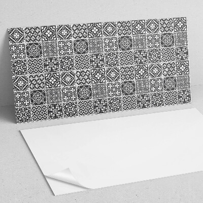 Obdélníkový panel na zeď Geometryczne motywy w płytkach