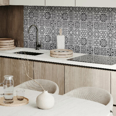 Obdélníkový panel na zeď Geometryczne motywy w płytkach