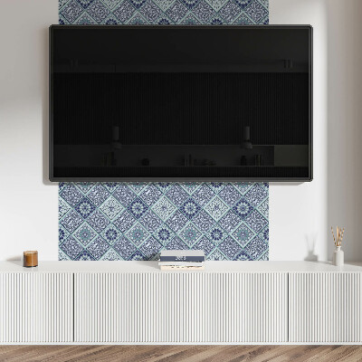 Obdélníkový nástěnný panel Mozaikowe kształty w stylu geometrycznym