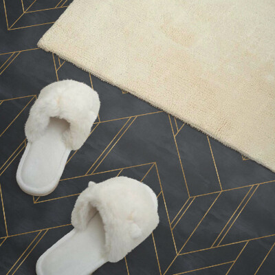 Obdélníkový panel na zeď Wzór linii i form geometrycznych