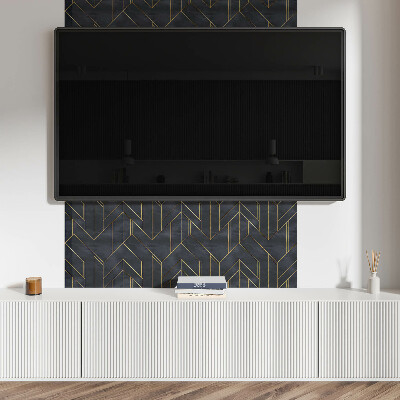 Obdélníkový panel na zeď Wzór linii i form geometrycznych