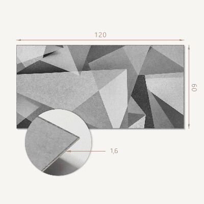 Obdélníkový obkladový panel Abstrakcyjny motyw geometrycznych wielokątów