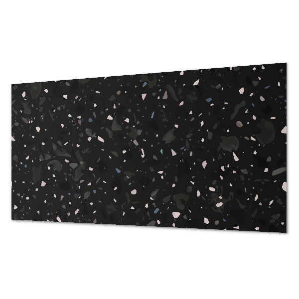 Obdélníkový nástěnný panel Wzór Terrazzo w abstrakcyjnych kształtach