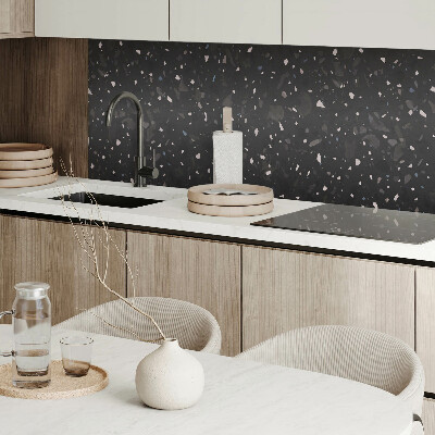 Obdélníkový nástěnný panel Wzór Terrazzo w abstrakcyjnych kształtach