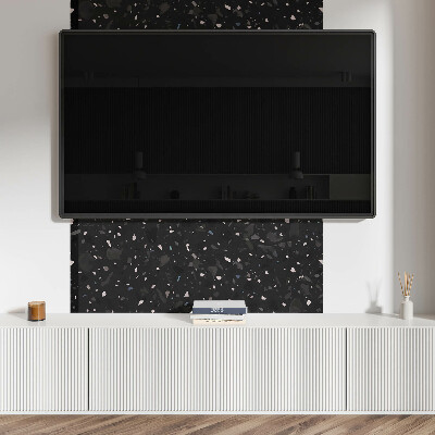 Obdélníkový nástěnný panel Wzór Terrazzo w abstrakcyjnych kształtach
