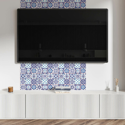 Obdélníkový panel na zeď Mozaika z kwiatowymi detalami