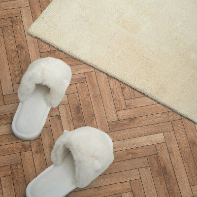 Obdélníkový panel na zeď Deska w stylu jodełki