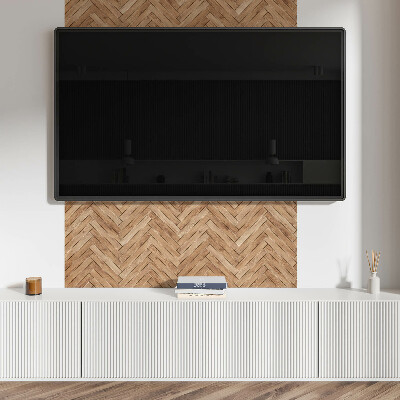 Obdélníkový panel na zeď Deska w stylu jodełki