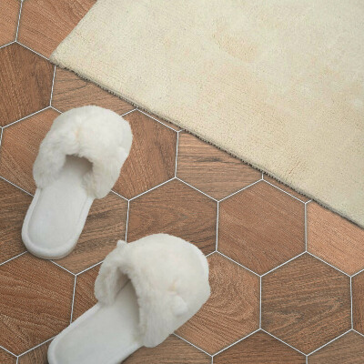 Obdélníkový panel na zeď Heksagonalny wzór na powierzchni