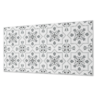 Obdélníkový nástěnný panel Kwiatowy design w harmonijnych odcieniach
