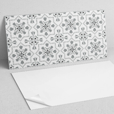 Obdélníkový nástěnný panel Kwiatowy design w harmonijnych odcieniach