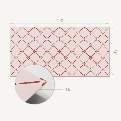 Obdélníkový obkladový panel Kwiatowy design w eleganckim wydaniu