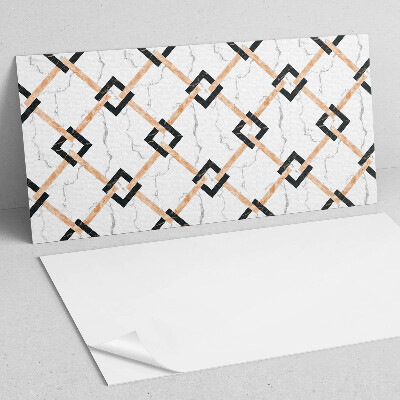 Obdélníkový obkladový panel Nowoczesne marmurowe motywy geometryczne
