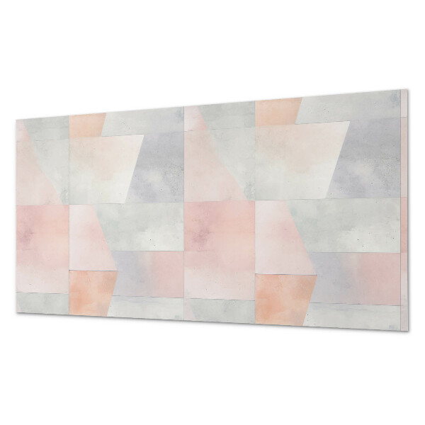Obdélníkový obkladový panel Pastelowa geometria