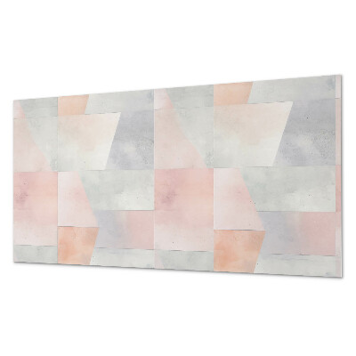 Obdélníkový obkladový panel Pastelowa geometria