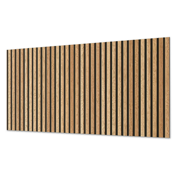 Obdélníkový nástěnný panel Pionowe linie na desce