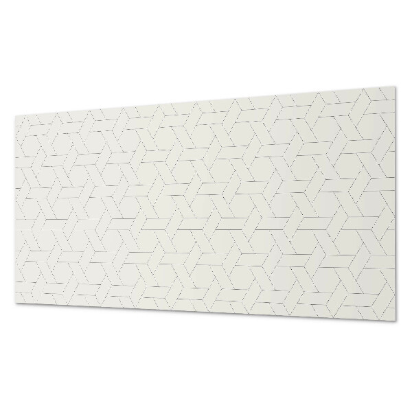 Obdélníkový obkladový panel Heksagonalny motyw geometryczny