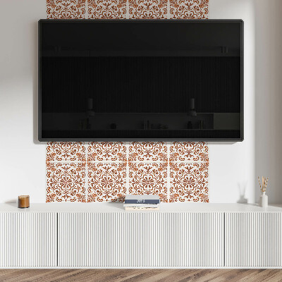 Obdélníkový panel na zeď Kwiatowy wzór ornamentowy
