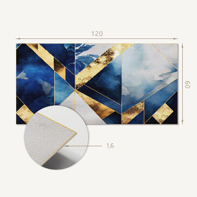 Obdélníkový nástěnný panel Geometria w kolorach
