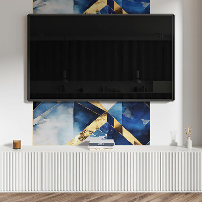 Obdélníkový nástěnný panel Geometria w kolorach
