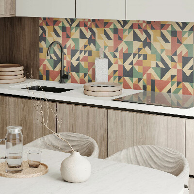 Obdélníkový panel na zeď Geometryczna abstrakcja w nowoczesnym stylu