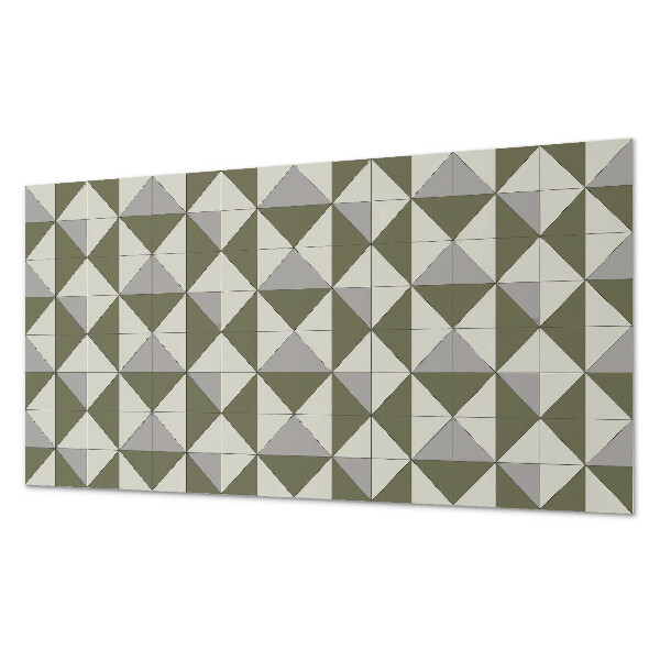 Obdélníkový panel na zeď Geometria trójkątnych kształtów