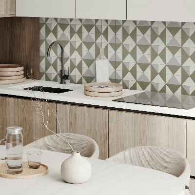 Obdélníkový panel na zeď Geometria trójkątnych kształtów