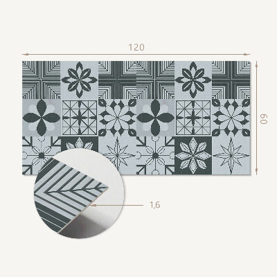 Obdélníkový obkladový panel Wzory w stylu geometrycznej mozaiki