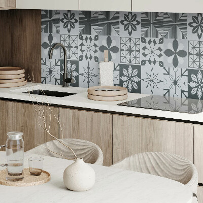 Obdélníkový obkladový panel Wzory w stylu geometrycznej mozaiki
