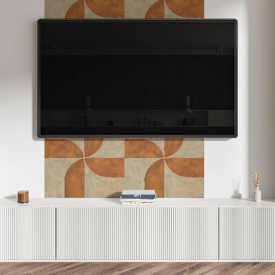 Obdélníkový obkladový panel Wzór łukowej geometrii