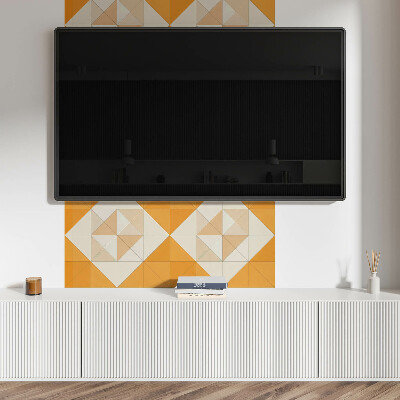 Obdélníkový panel na zeď Wzór rombowy w geometrycznej formie