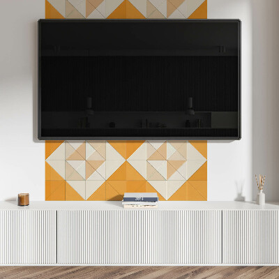 Obdélníkový panel na zeď Wzór rombowy w geometrycznej formie