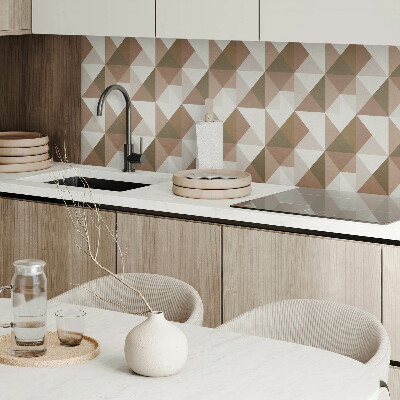 Obdélníkový nástěnný panel Trójkątna geometria w stylu nowoczesnym