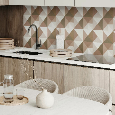 Obdélníkový nástěnný panel Trójkątna geometria w stylu nowoczesnym