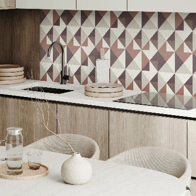 Obdélníkový panel na zeď Abstrakcyjne trójkąty w geometrycznym stylu