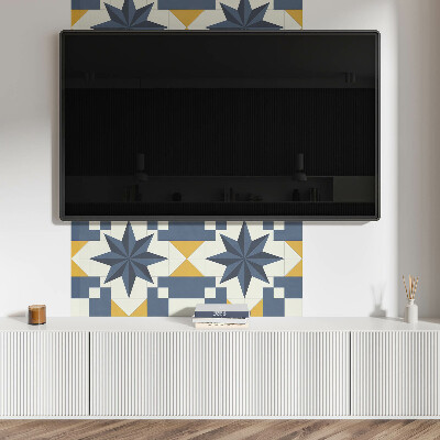 Obdélníkový panel na zeď Geometryczne kształty gwiazdy